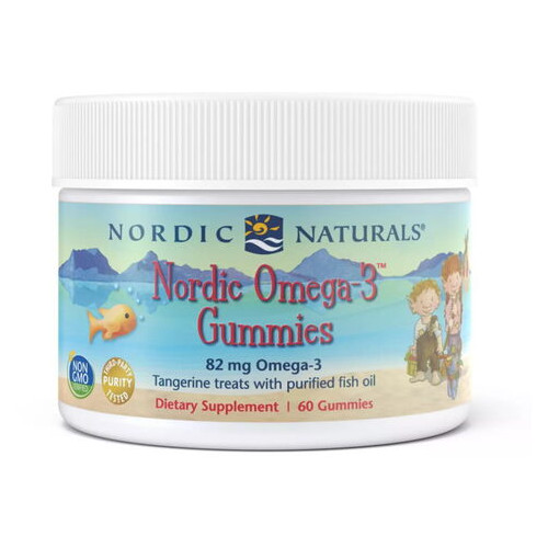 Жирні кислоти Nordic Naturals Nordic Omega-3 Gummies 60 желеєк мандарин фото №1