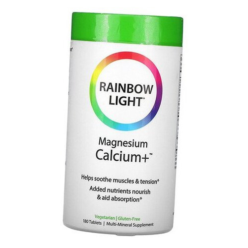 Вітаміни Rainbow Light Magnesium Calcium 180таб (36316036) фото №1