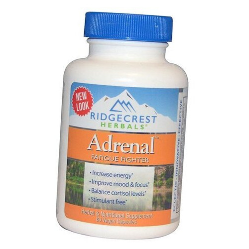 Вітаміни Ridgecrest Herbals Adrenal Fatigue Fighter 60 вегкапсул (71390018) фото №1
