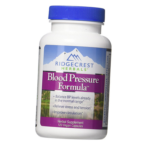 Вітаміни Ridgecrest Herbals Blood Pressure Formula 120 вегкапсул (71390005) фото №2