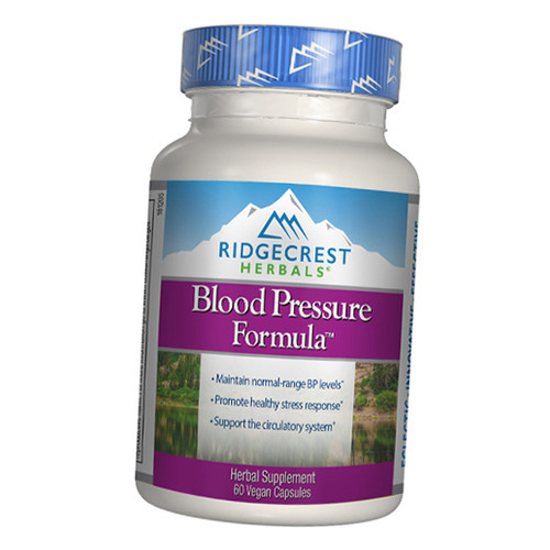 Вітаміни Ridgecrest Herbals Blood Pressure Formula 60 вегкапсул (71390005) фото №2
