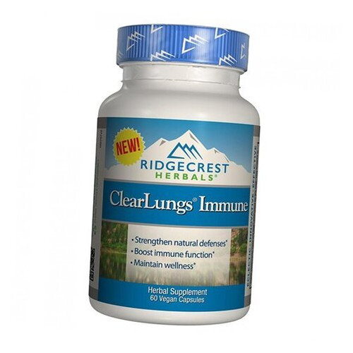 Вітаміни Ridgecrest Herbals Clear Lungs 60 вегкапсул (71390007) фото №1