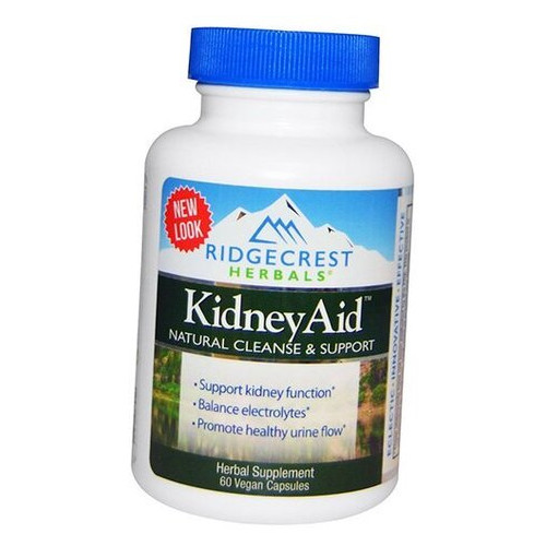 Вітаміни Ridgecrest Herbals KidneyAid 60 вегкапсул (71390002) фото №1