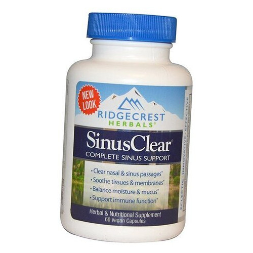 Вітаміни Ridgecrest Herbals SinusClear 60 вегкапсул (71390004) фото №1