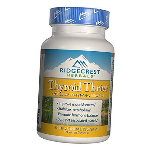 Вітаміни Ridgecrest Herbals Thyroid Thrive 60 вегкапсул (71390001) фото №1