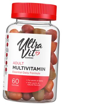 Вітаміни VP laboratory UltraVit Adult Multivitamin Gummies 60таб Апельсин-вишня-полуниця фото №1