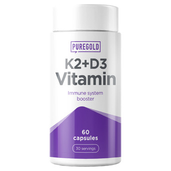 Вітаміни Pure Gold K2 D3 Vitamin 60 caps фото №1
