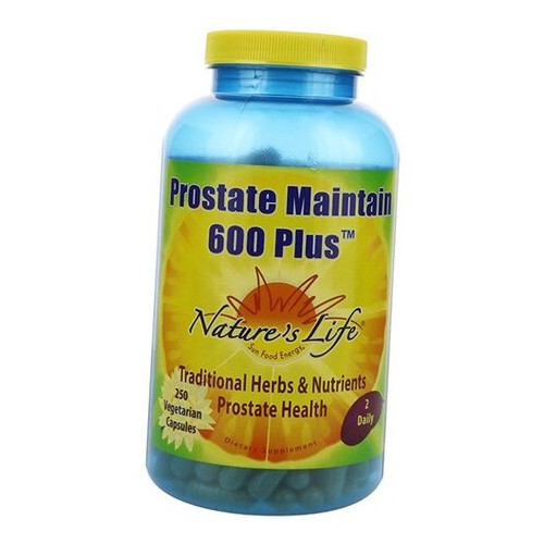 Підтримка простати Prostate Maintain 600 Plus Natures Life 250вегкапс (71454001) фото №1