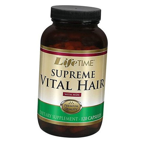 Вітаміни LifeTime Vitamins Supreme Vital Hair 120капс (36502001) фото №1