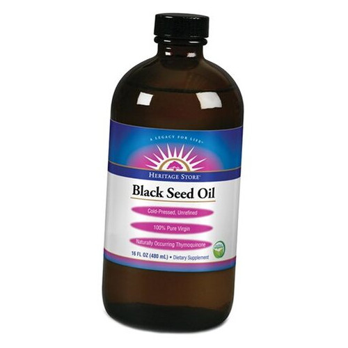 Вітаміни Heritage Store Black Seed Oil 480мл (71503001) фото №1