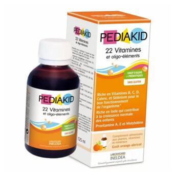 Дитячі вітаміни Pediakid 22 Vitamins And Minerals 250мл Апельсин-абрикос (36505001) фото №1