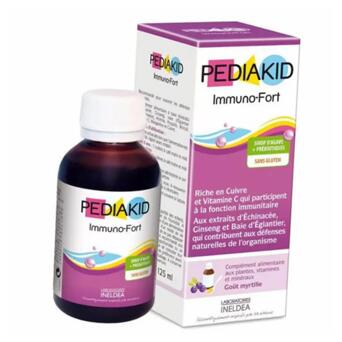 Сироп для зміцнення імунітету для дітей Pediakid Immuno-Strong 250мл Чорниця (71505002) фото №1