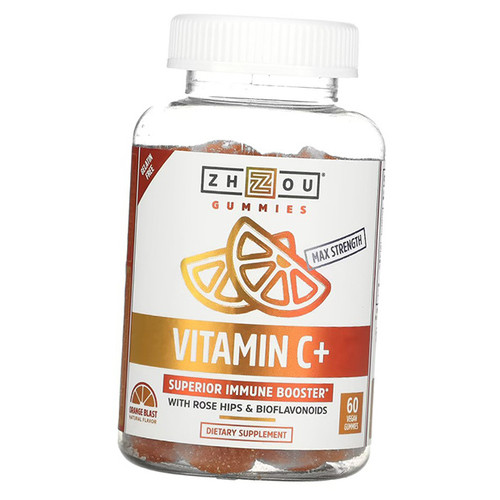 Імунний комплекс Zhou Nutrition Vitamin C 60таб Апельсин (36501004) фото №1