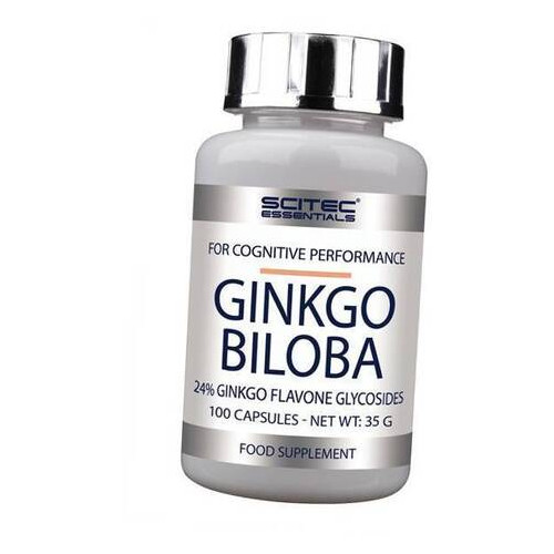 Вітаміни Scitec Essentials Ginkgo Biloba 100капс (71170001) фото №1