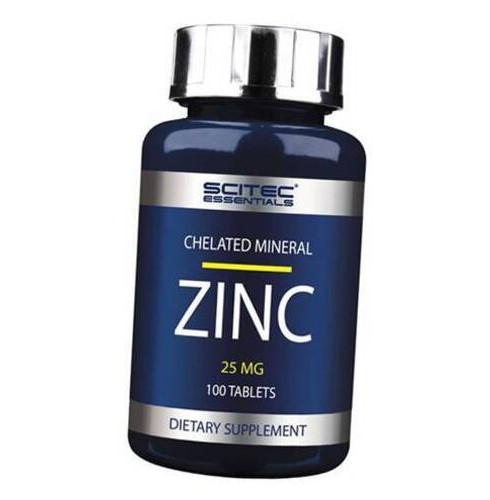 Вітаміни Scitec Essentials Zinc 25 100таб (36170021) фото №1