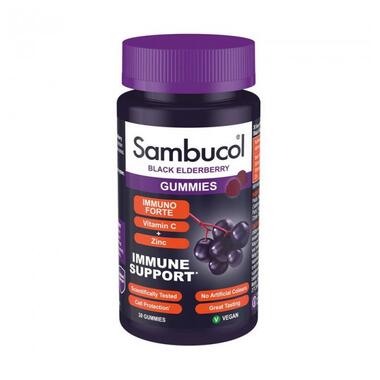 Завантажте Sambucol Immuno Strengthen Vitamin C Zinc 30 Gummies фото №1