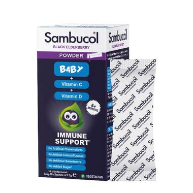 Добавка Sambucol Baby Vitamin D + C 14 sachets фото №1