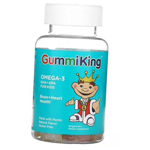 Омега 3 для дітей GummiKing Omega-3 for Kids 60таб (67536001) фото №1