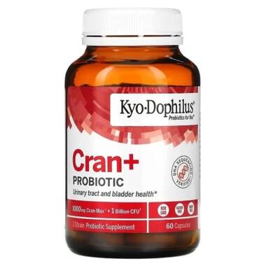 Витаминно-минеральный комплекс Kyolic Пробиотик с клюквой, Kyo-Dophilus, Cran+ Probiotic, 60 капсул (WAK-35941) фото №3