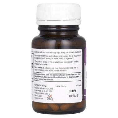 Витаминно-минеральный комплекс Kyolic Пробиотик с ферментами, Kyo Dophilus, Enzyme+Probiotic, 60 капсул (WAK-60241) фото №5