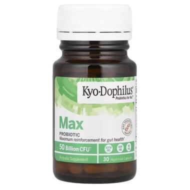 Витаминно-минеральный комплекс Kyolic Пробиотик, 50 млрд КОЕ, Kyo-Dophilus, Max Probiotic, 50 Billion CFU, 30 вегет (WAK-63393) фото №3