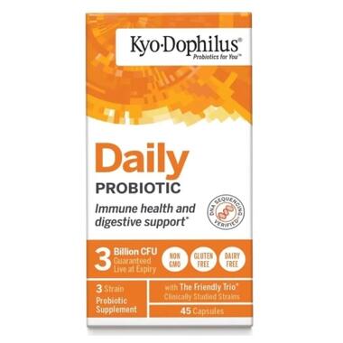 Витаминно-минеральный комплекс Kyolic Пробиотики, Kyo-Dophilus, 45 капсул (WAK60045) фото №1