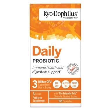 Витаминно-минеральный комплекс Kyolic Пробиотики, Kyo-Dophilus, 90 капсул (WAK60049) фото №1