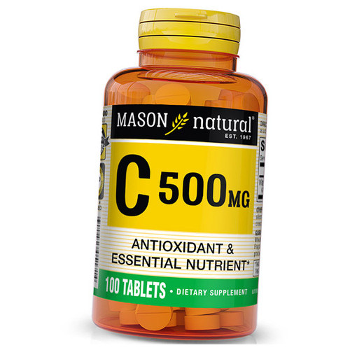 Вітамін С Mason Natural Vitamin C 500 100 таб (36529033) фото №1