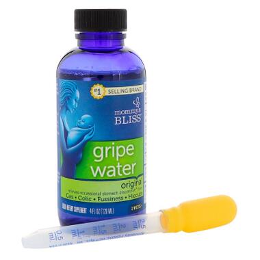 Витаминно-минеральный комплекс Mommy's Bliss Детская Водичка от Колыков, Дневная, Gripe Water, 120 мл (BAB-05299) фото №1