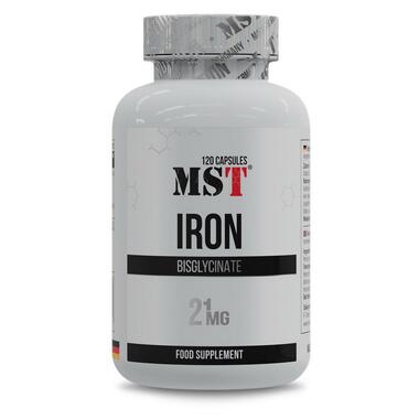 Вітаміни та мінерали MST Iron Bisglycinate 21 mg (120 caps) фото №1