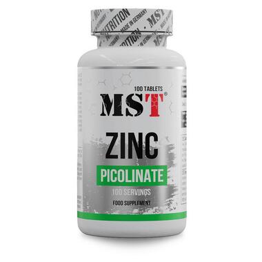 Вітаміни та мінерали MST Zinc Picolinate (100 tab) фото №1