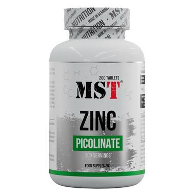 Вітаміни та мінерали MST Zinc Picolinate (200 tab) фото №1