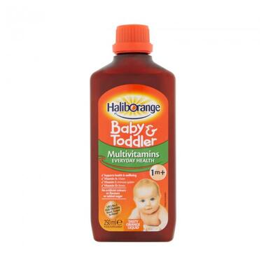 Прикорм Haliborange Babys Toddler Liquid 250 мл апельсин фото №1