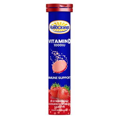 Добавка Haliborange Vitamin D 1000 IU 20 tabs strawberry фото №1