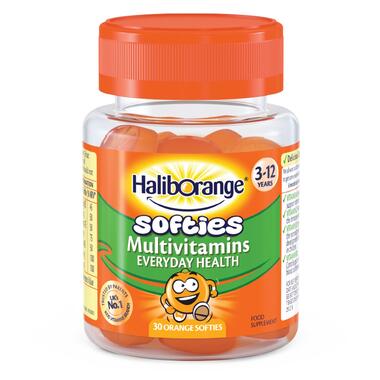 Добавка Haliborange Multivitamins Softies 30 желеек апельсин фото №1