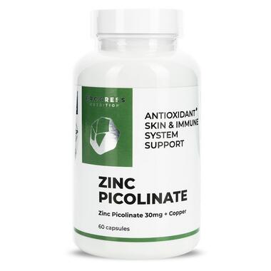 Добавка Progress Nutrition Zinc Picolinate 60 caps фото №1