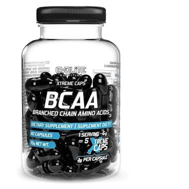 Аминокислота BCAA Evolite Nutrition BCAA 2:1:1 Xtreme 60 капсул (CN14835) фото №1