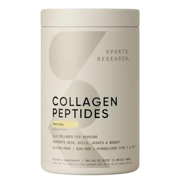 Для суглобів та звязок Sport Research Collagen Peptides 480 грам ваніль фото №1