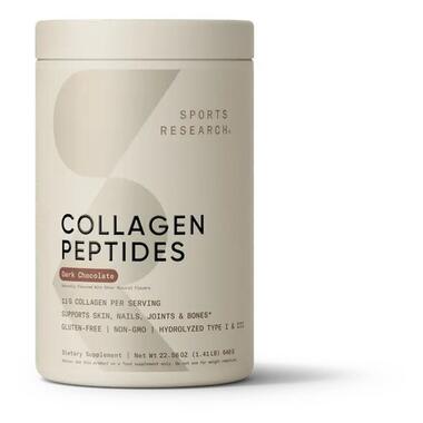 Для суглобів та звязок Sport Research Collagen Peptides 640 грам шоколад фото №1
