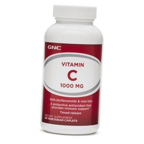 Вітаміни С GNC із уповільненим вивільненням Vitamin C Timed-release 1000 360вегкаплет (36120088) фото №1