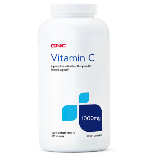 Вітамін GNC Vitamin C 1000 mg 500 каплет фото №1