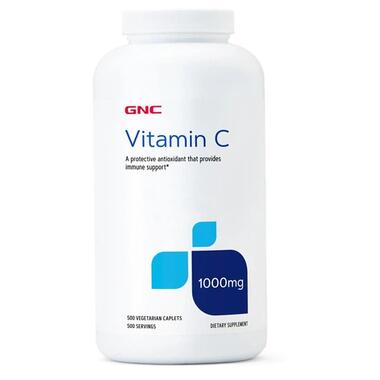 Витамин C GNC Vitamin C 1000 mg 500 каплет - Срок 07.26 (CN17433) фото №1