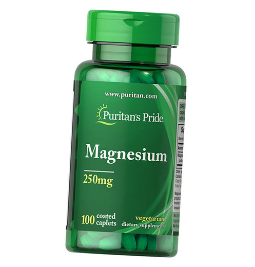 Вітаміни Puritan's Pride Magnesium 250 100 каплет (36367113) фото №1