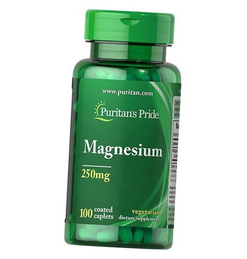 Вітаміни Puritan's Pride Magnesium 250 100 каплет (36367113) фото №2