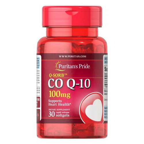 Вітаміни та мінерали Puritan's Pride CO Q10 100 мг 30 капсул фото №1