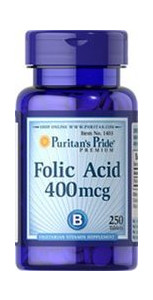 Вітаміни Puritan's Pride Folic Acid 400 Mcg 250 табл фото №2