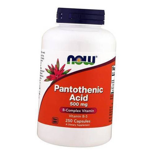 Вітаміни Now Foods Pantothenic Acid 500 250капс (36128067) фото №1