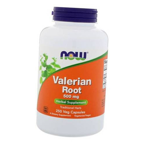 Вітаміни Now Foods Valerian Root 500 250 вегкапсул (71128013) фото №2