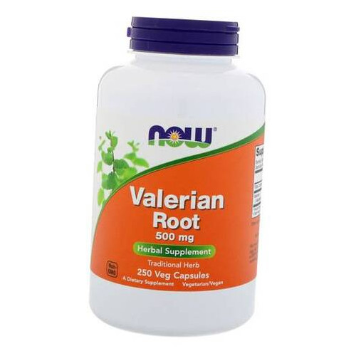 Вітаміни Now Foods Valerian Root 500 250 вегкапсул (71128013) фото №1