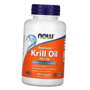 Omega Now Foods Neptune Krill Oil 500 120 гелевих капсул (67128016) фото №1